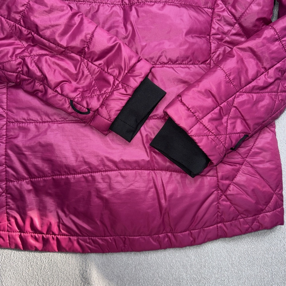 COLUMBIA Women's Interchange Puffer Jacket Coat Dark Pink Burgundy Size med - Picture 9 of 9